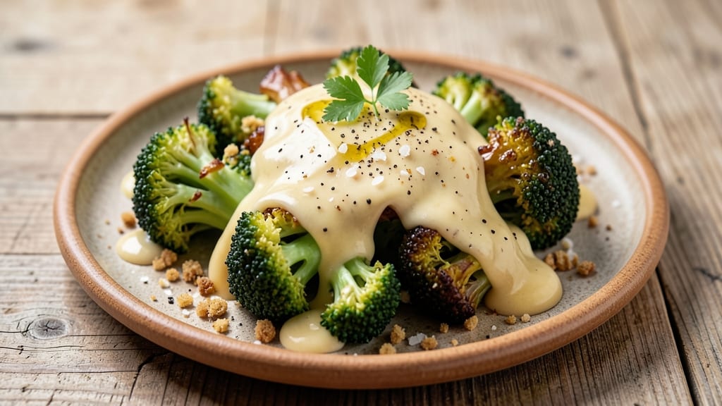 Baked Broccoli With Cheese Sauce Recipe: Crispy-Topped Comfort in One Pan