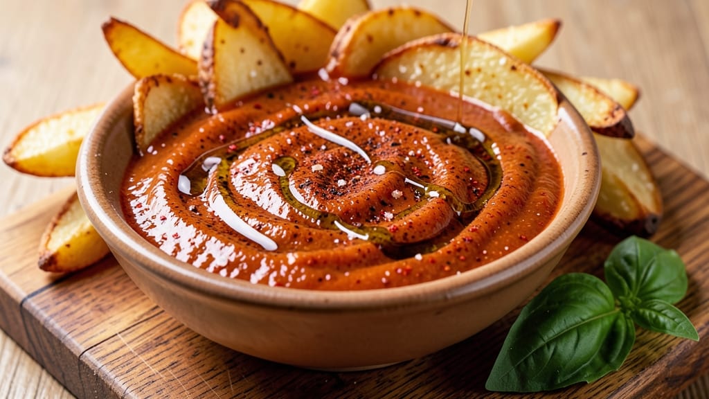 Authentic Patatas Bravas Sauce Recipe: Smoky Paprika Heat With Crunchy Garlic Toast