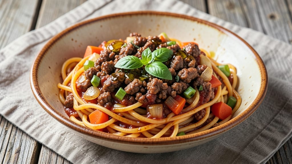 Authentic Spaghetti Meat Sauce Recipe: Slow-Simmered Umami That Clings to Every Strand