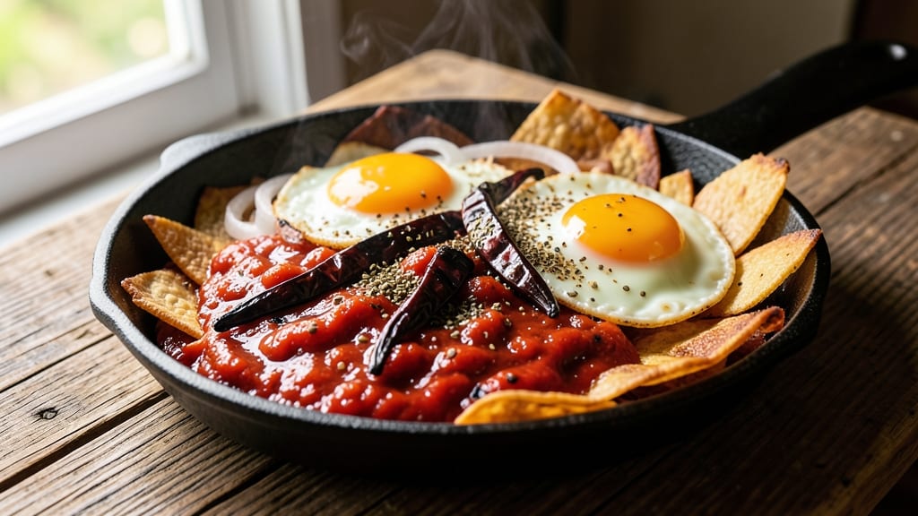 Authentic Huevos Rancheros Sauce Recipe: Smoky Tomato-Chipotle Velocity With Crunchy Celery Topping