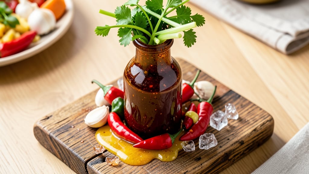 Atomic Hot Sauce Recipe: Fiery, Fruity Heat With Celery Crown Crunch
