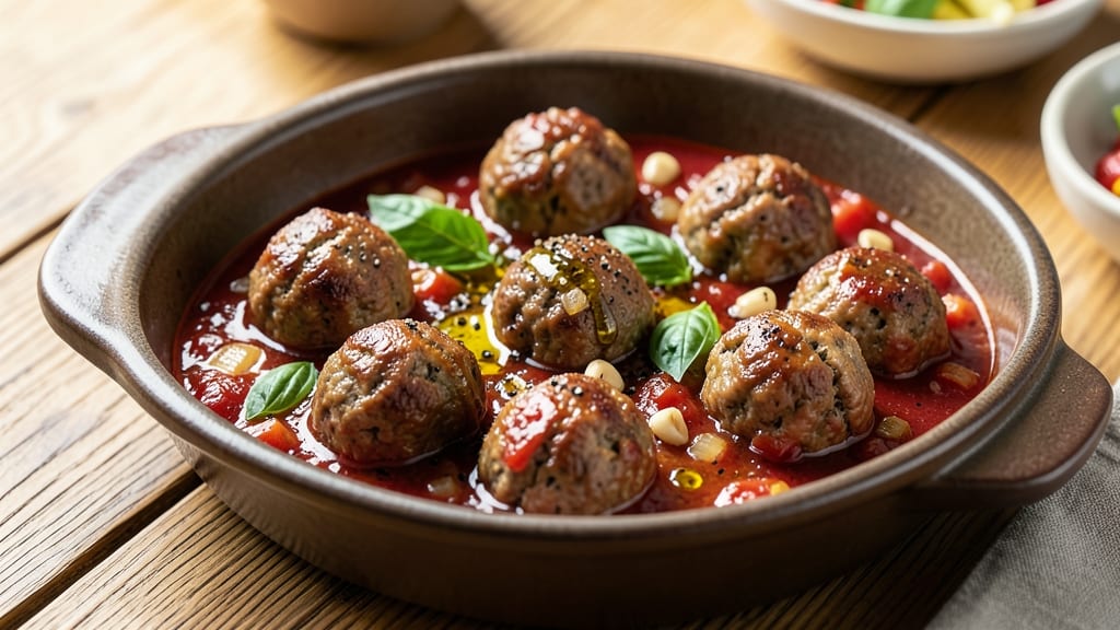 Baked Meatball Sauce Recipe: Slow-Simmered Umami That Clings to Every Bite