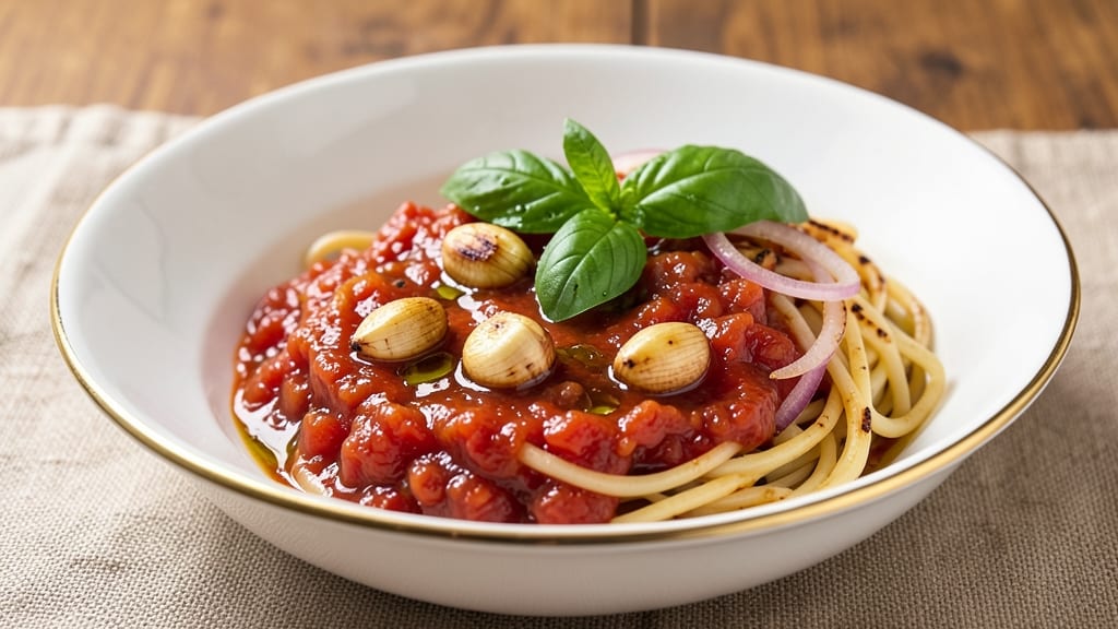Alma Wahlberg's Spaghetti Sauce Recipe: Deep Garlic-Infused Tomato Velocity