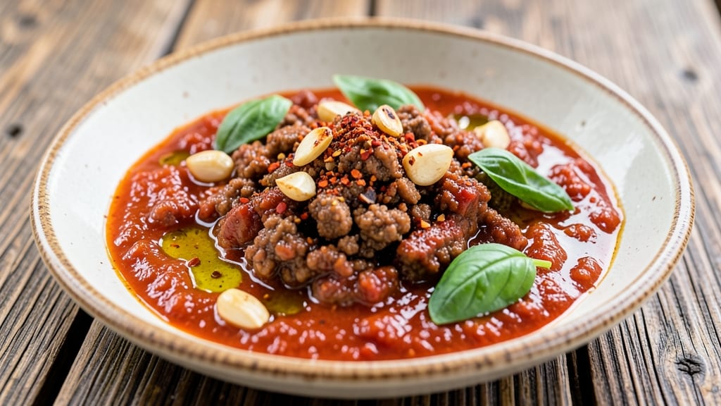 Arrabiata Meat Sauce Recipe: Spicy Tomato Heat With Meaty Depth
