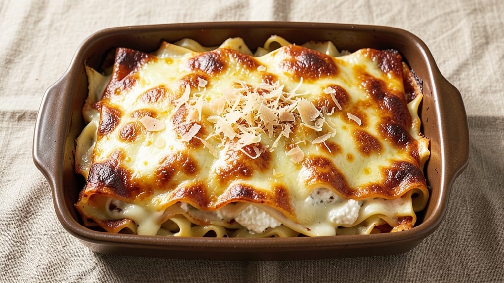 Authentic Italian Lasagna Recipe with Bechamel Sauce and Ricotta: Layered Heaven With Crispy Top and Gooey Cheese