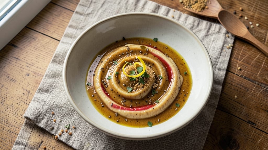 Artisan Sauce Recipe: Velvety Emulsion With Celery Crown Crunch