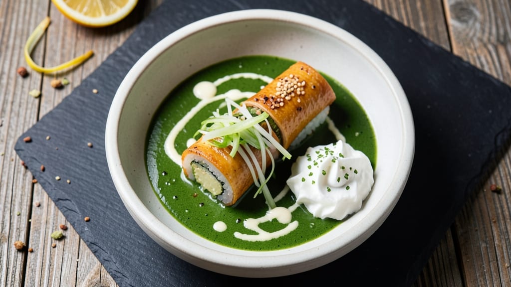 Bamboo Sushi Green Machine Sauce Recipe: Vibrant Matcha Cream With Celery Seed Zing