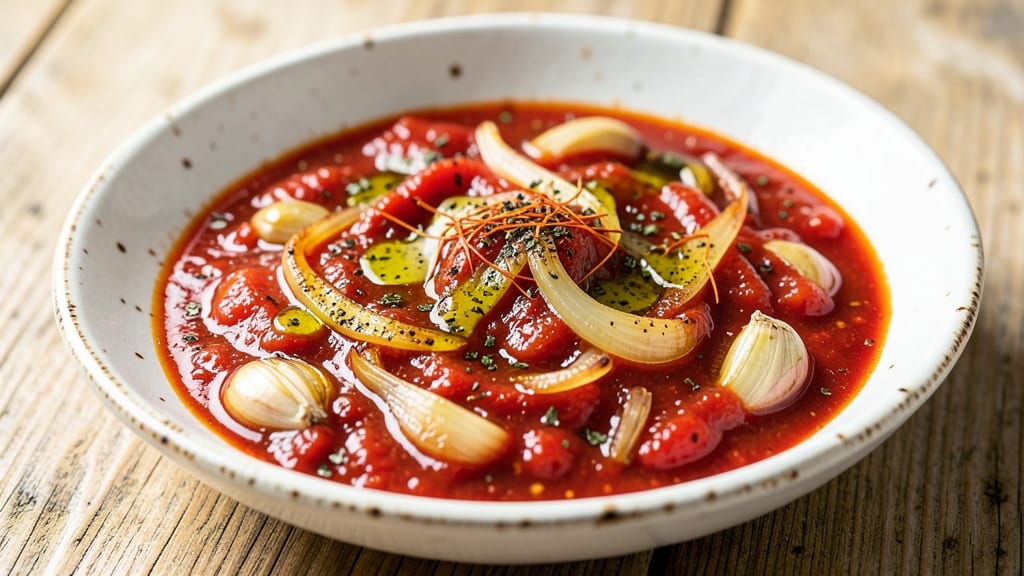 Andalusian Sauce Recipe: Smoky Paprika and Garlic Velocity With Crunchy Bread Topping