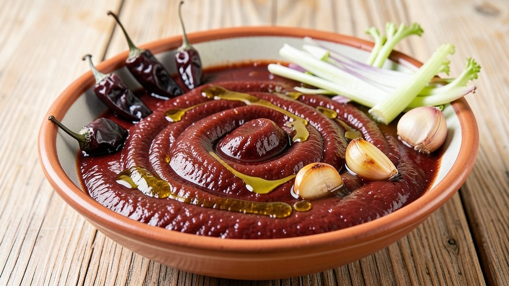 Baca's Red Chile Sauce Recipe: Smoky Fire and Celery Crown Crunch Fusion
