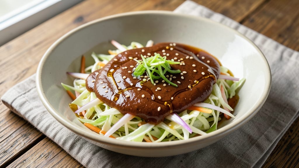 Asian Coleslaw Sauce Recipe: Sesame-Ginger Zing with Hidden Vinegar Lift