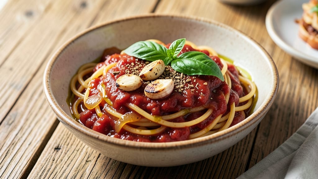 Authentic Sicilian Red Sauce Recipe: Slow-Simmered Depth with Fresh Basil Finish