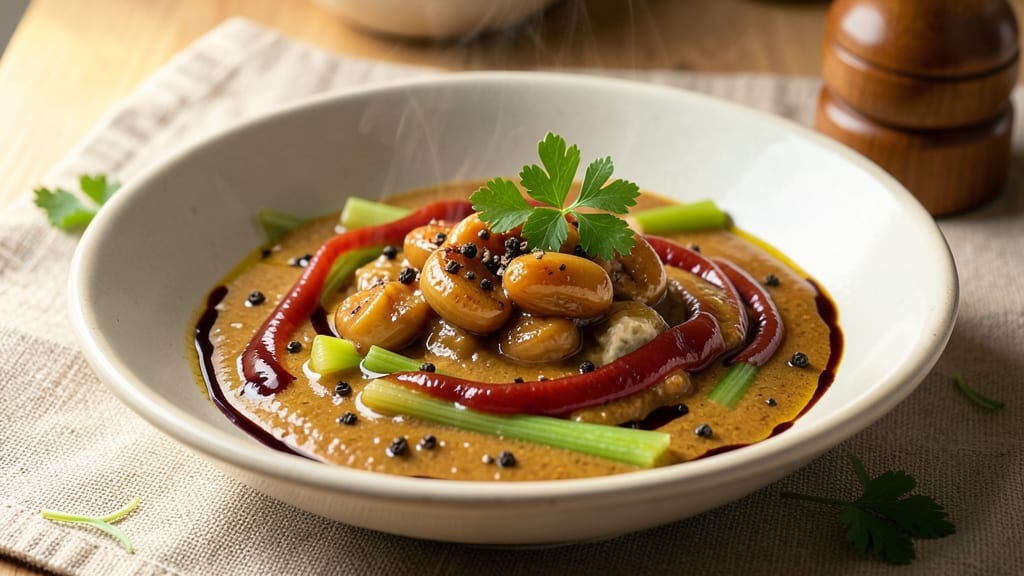 Alio Olive Oil Sauce Recipe: Celery Crown Crunch Over Garlicky Tomato Cream