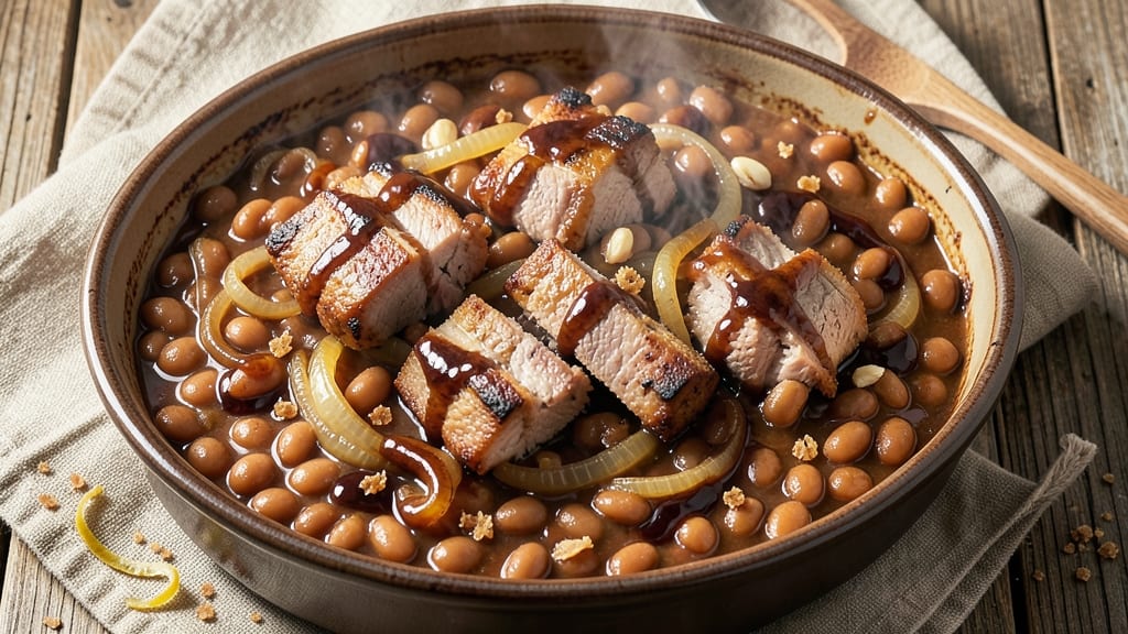 Baked Beans Recipe with Bbq Sauce and Brown Sugar: Smoky-Sweet Slow Cooker Magic